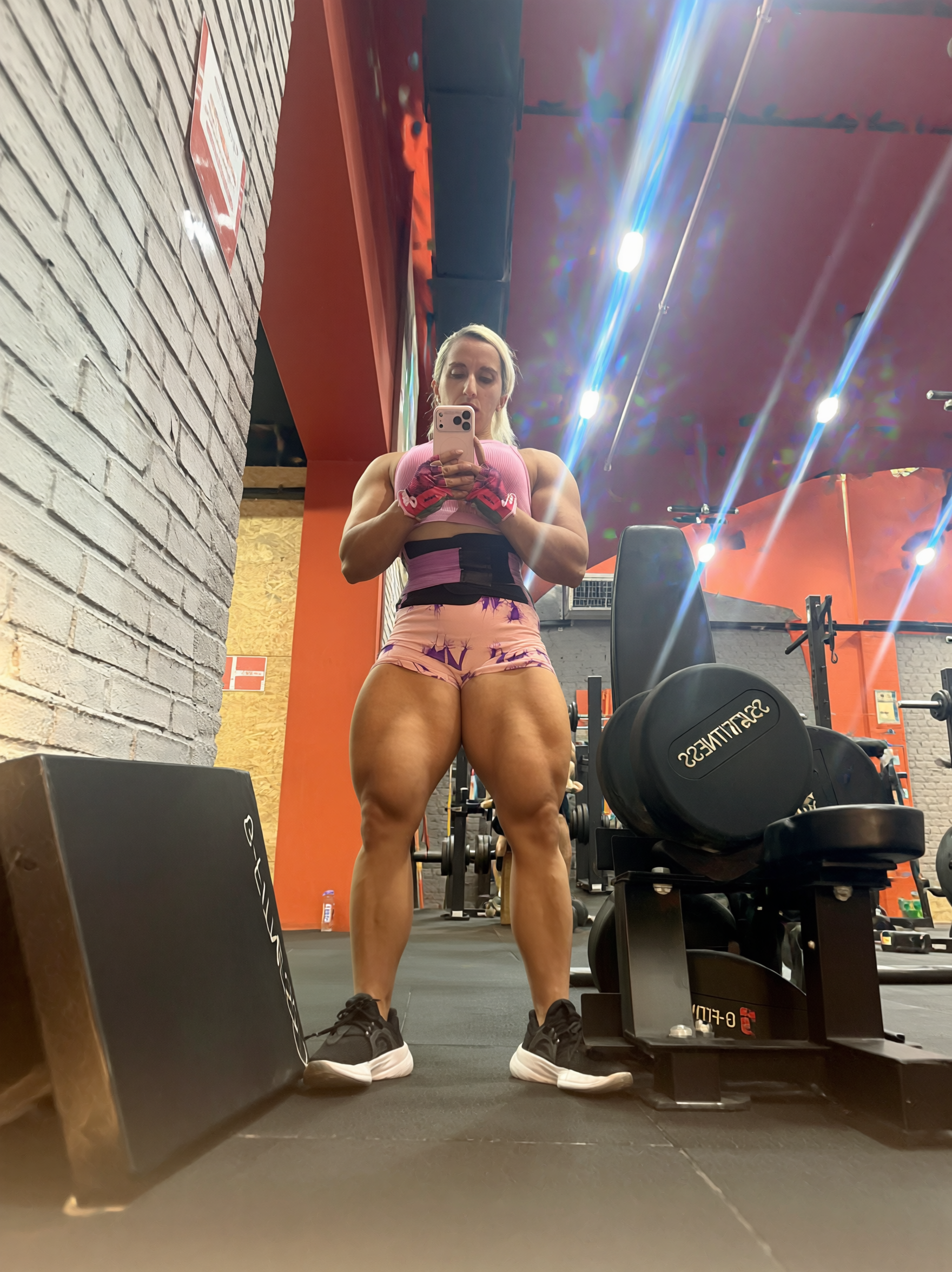muscle admiration Charlotte — female bodybuilder sessions girlswithmuscles FBB
