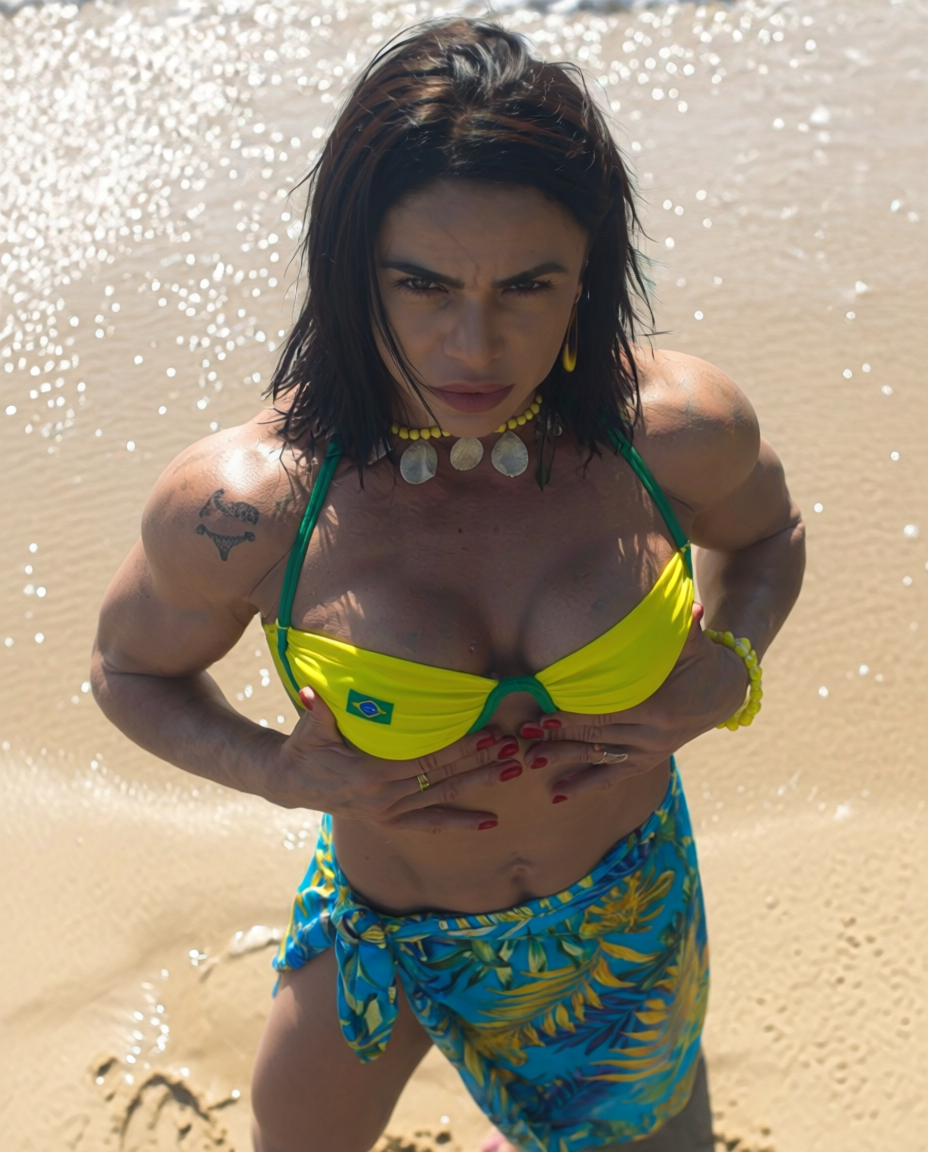 muscle worship Miami — verified female bodybuilder session FBB Vixens Florida