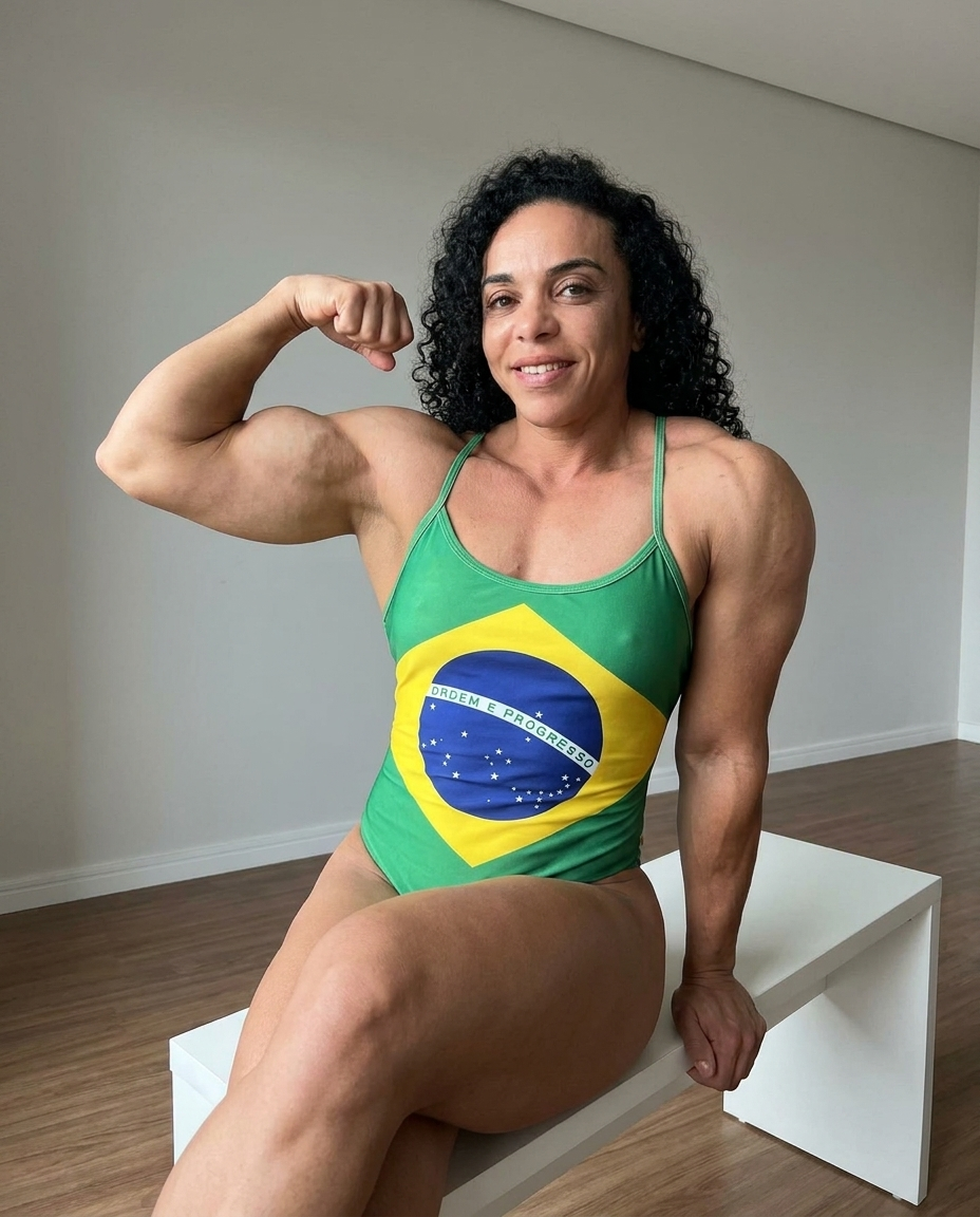 girls with muscle Los Angeles — female bodybuilder muscle worship session FBB Vixens USA